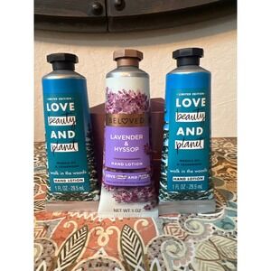 Love Beauty and Planet Hand Lotion Set 3pk Walk in the Woods Lavender Hyssop 1oz